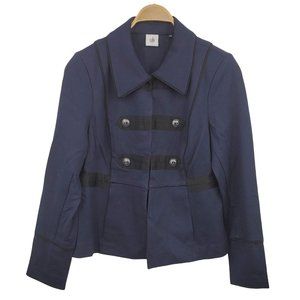 Cabi In The Band Navy Blue Military Style Jacket